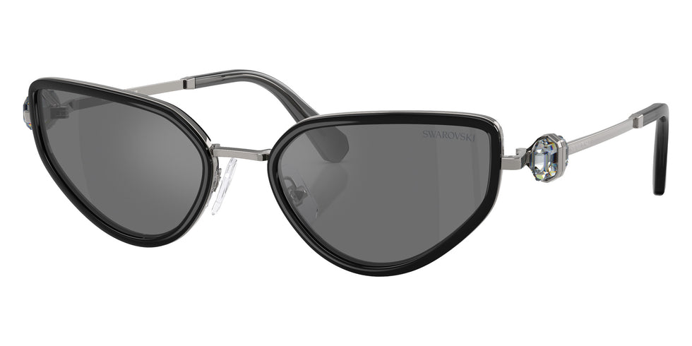 Swarovski SK7027 40326G 56 - Gunmetal/Black / Gray Mirrored Black #id:sk702740326g_s:102105