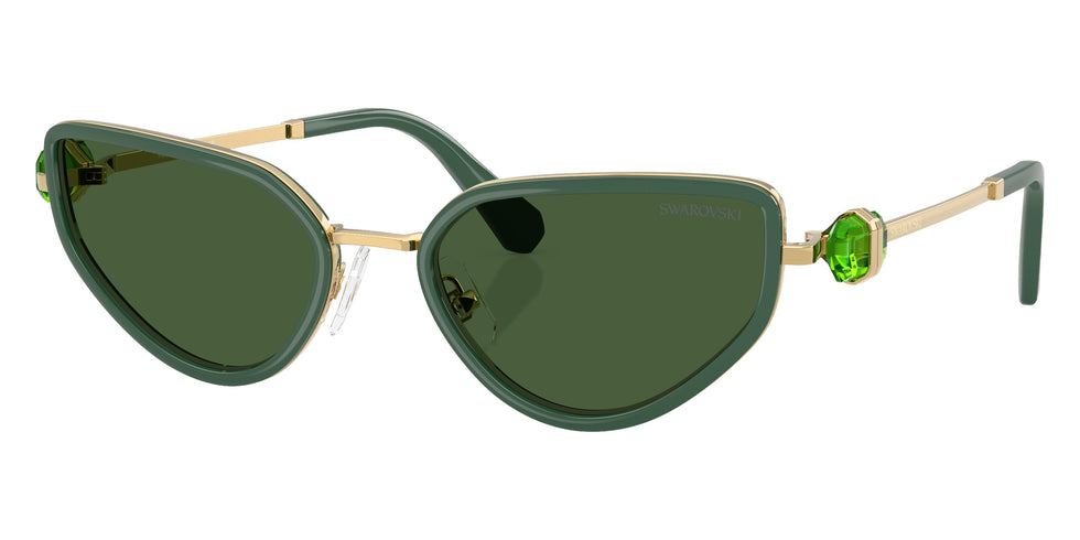 Swarovski SK7027 403371 56 - Gold/Dark Green / Dark Green #id:sk7027403371_s:104105