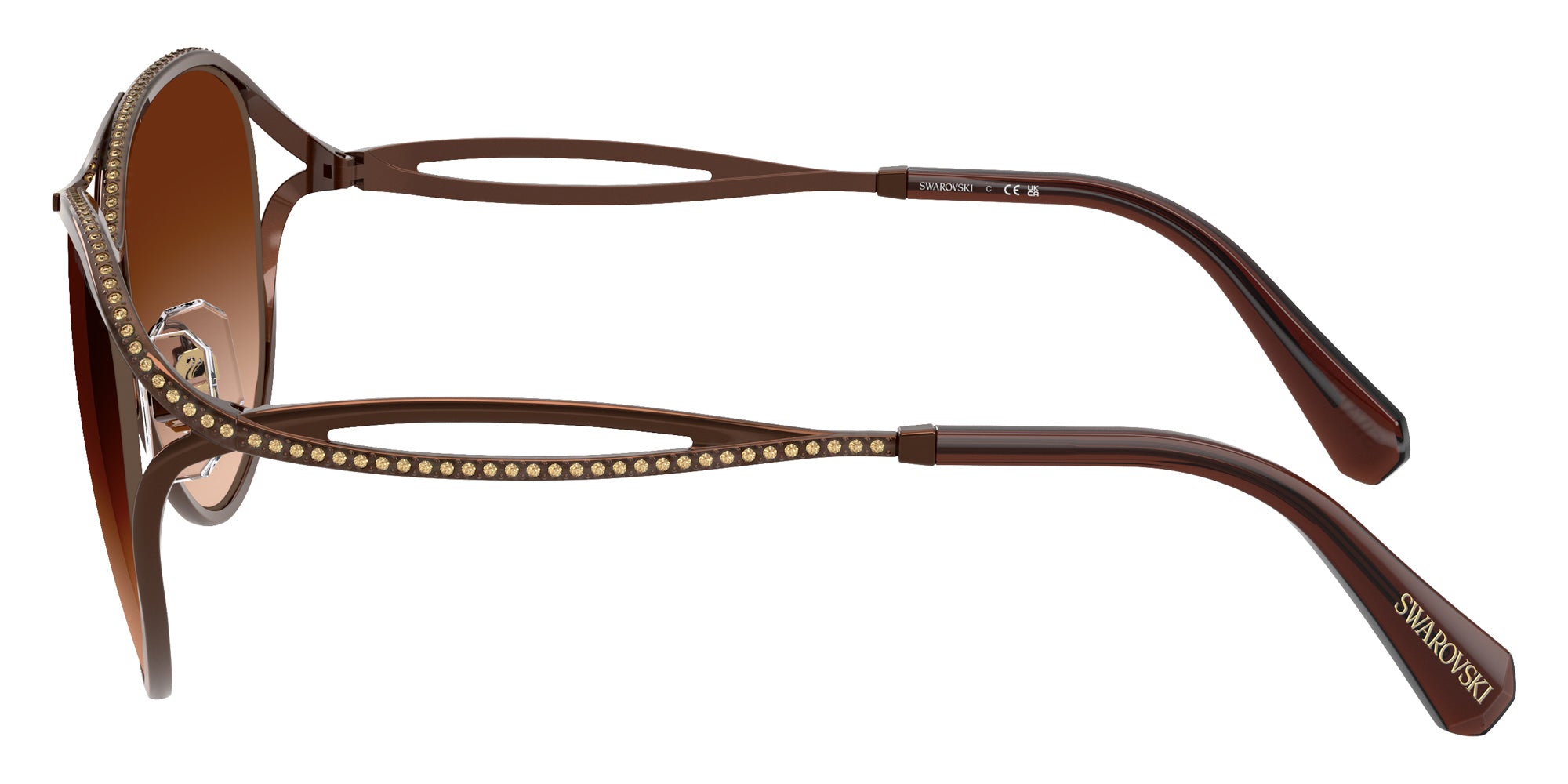 Swarovski SK7028 400274 59 - Brown / Brown Gradient #id:sk7028400274_s:100110