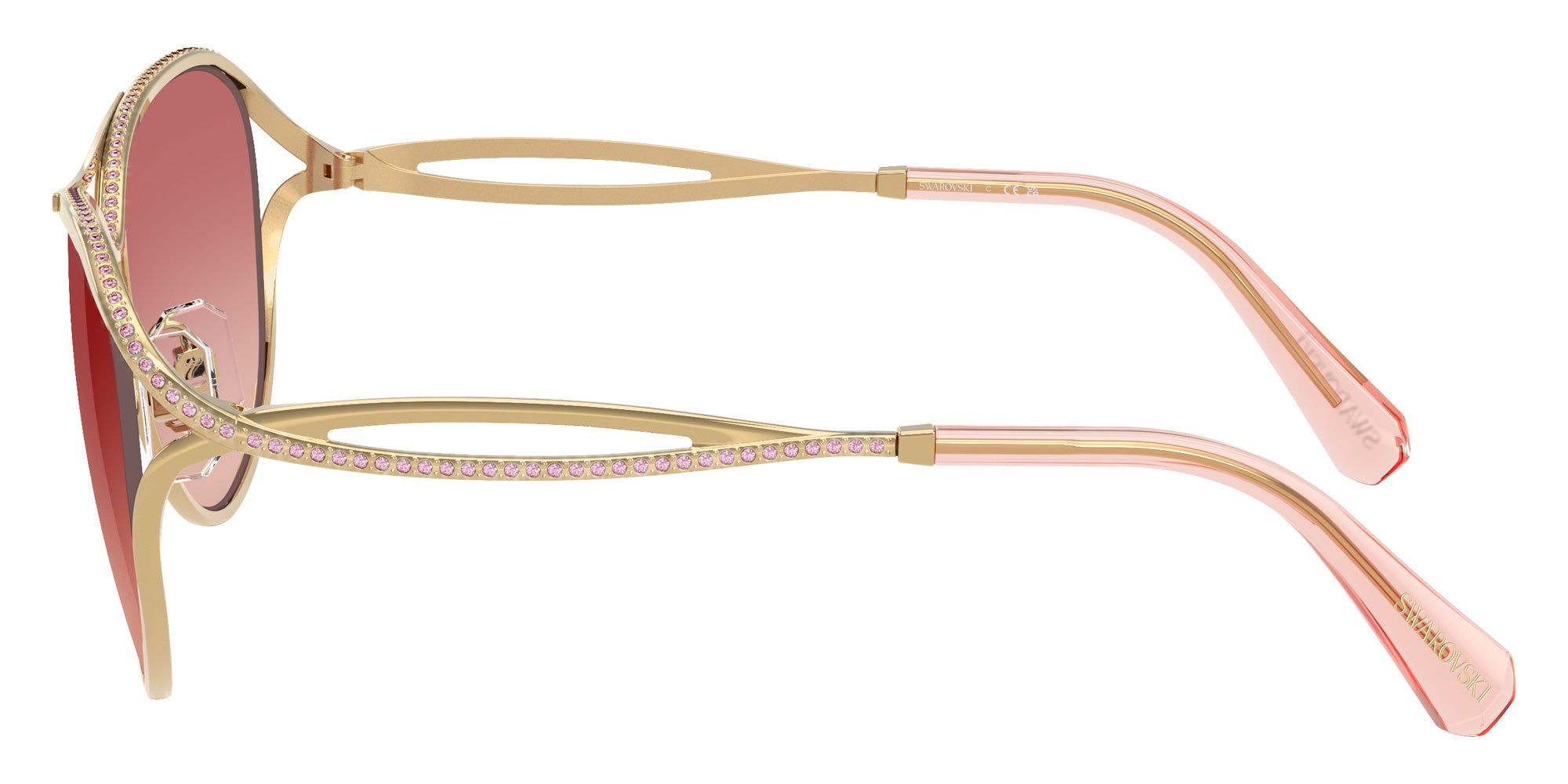 Swarovski SK7028 4004A5 59 - Gold / Pink Gradient Red #id:sk70284004a5_s:104110