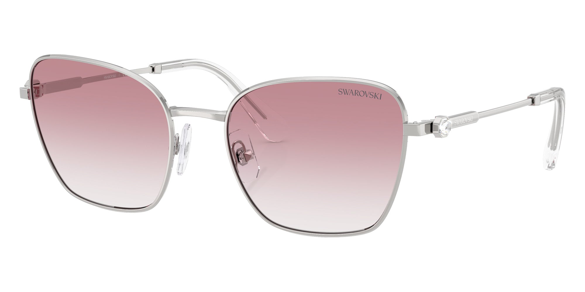 Swarovski SK7029 40018D 55 - Silver / Clear Gradient Pink #id:sk702940018d_s:100105
