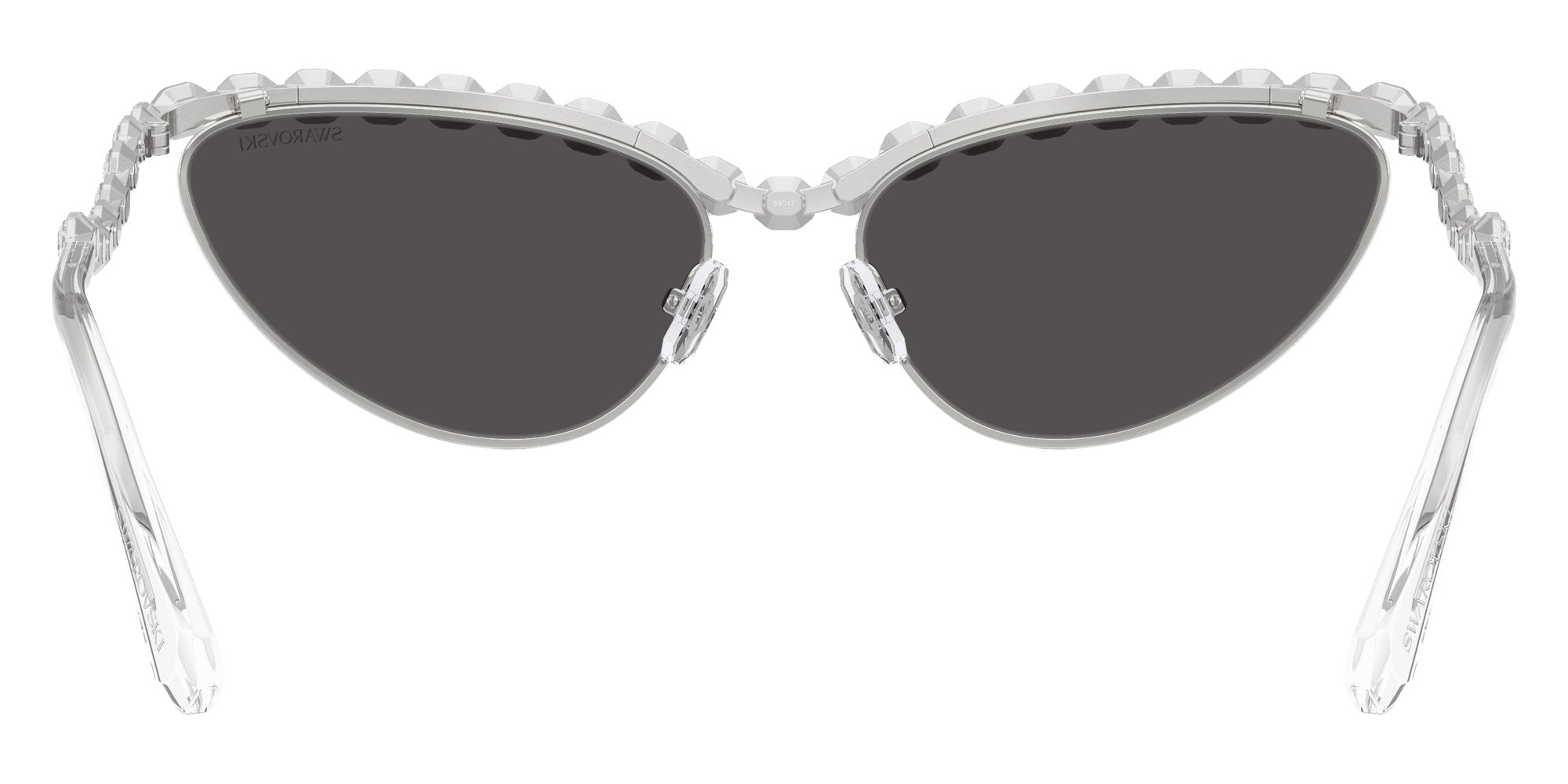 Swarovski SK7030 400187 59 - Silver / Dark Gray #id:sk7030400187_s:100115