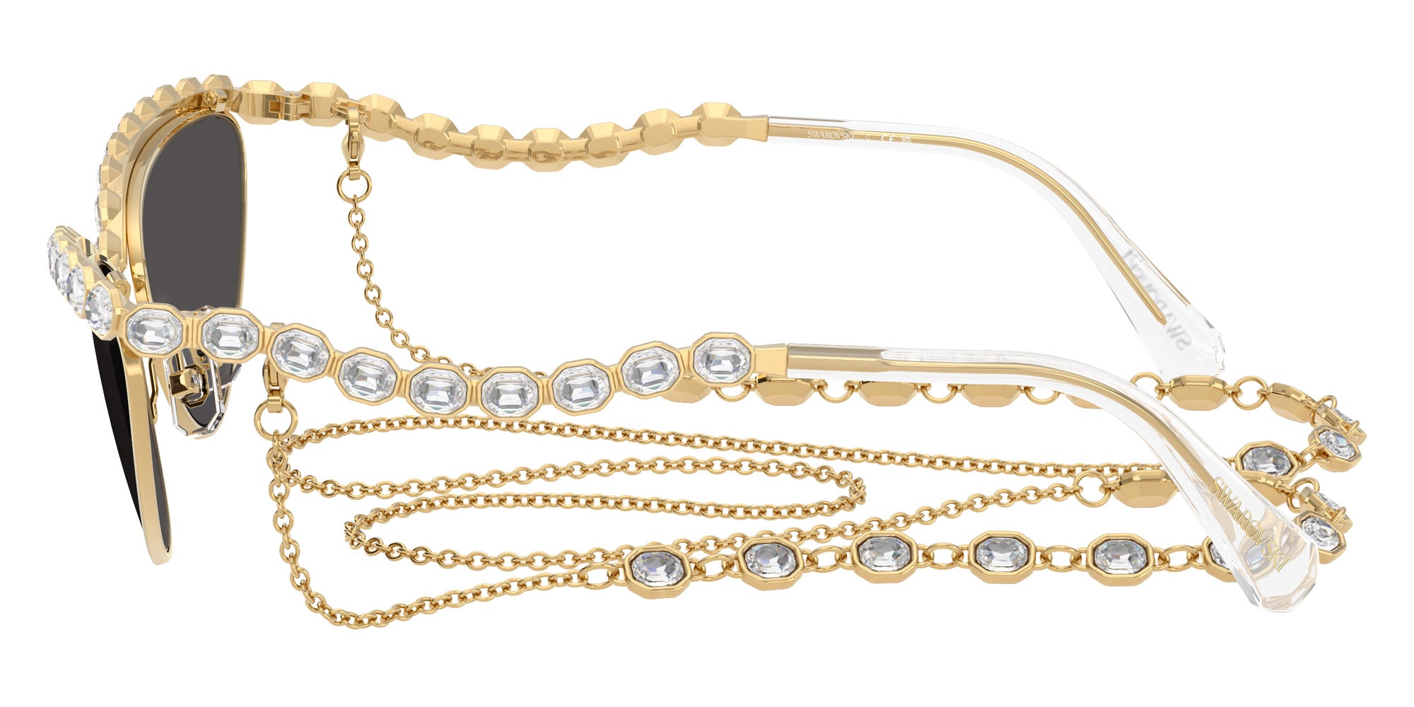 Swarovski SK7030 403987 59 - Gold / Dark Gray #id:sk7030403987_s:106110