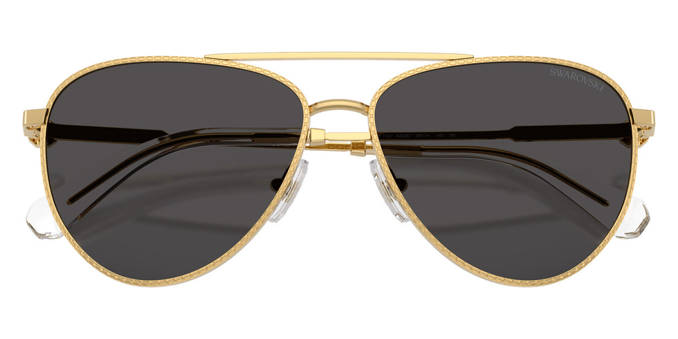 Swarovski SK7031 400487 59 - Gold / Dark Gray #id:sk7031400487_s:102120