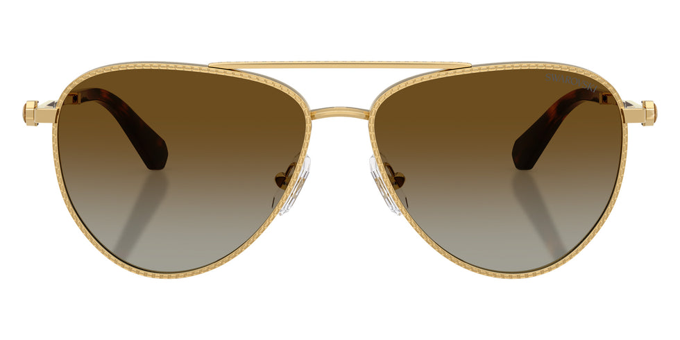 Swarovski SK7031 4037T5 59 - Gold / Gradient Brown Polarized #id:sk70314037t5_s:108100