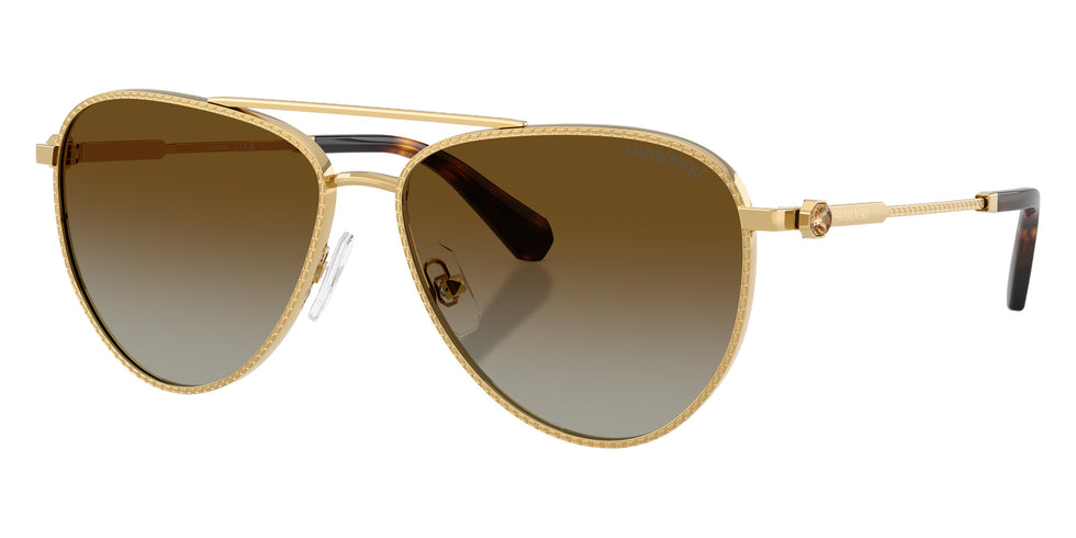 Swarovski SK7031 4037T5 59 - Gold / Gradient Brown Polarized #id:sk70314037t5_s:108105