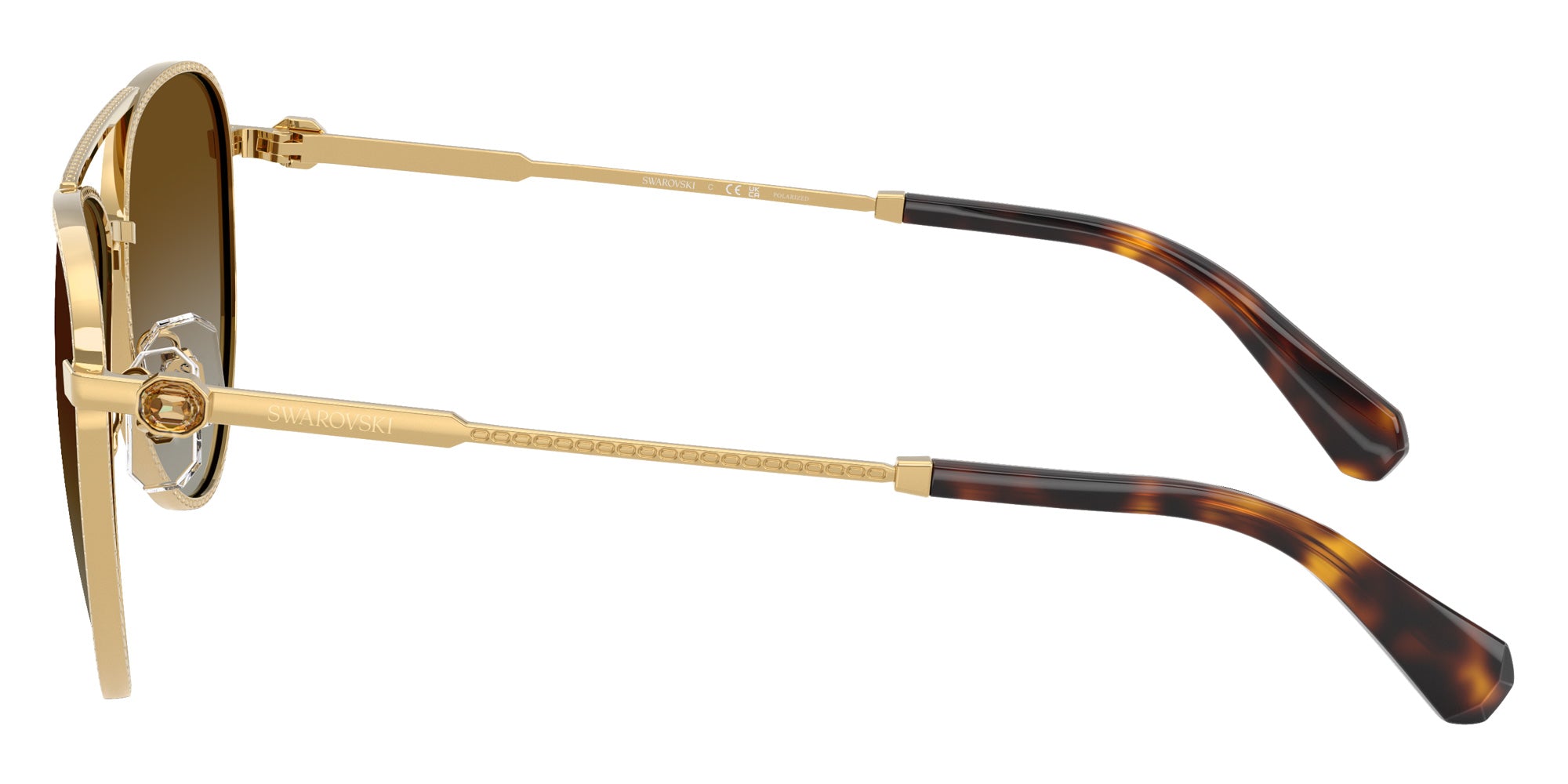 Swarovski SK7031 4037T5 59 - Gold / Gradient Brown Polarized #id:sk70314037t5_s:108110