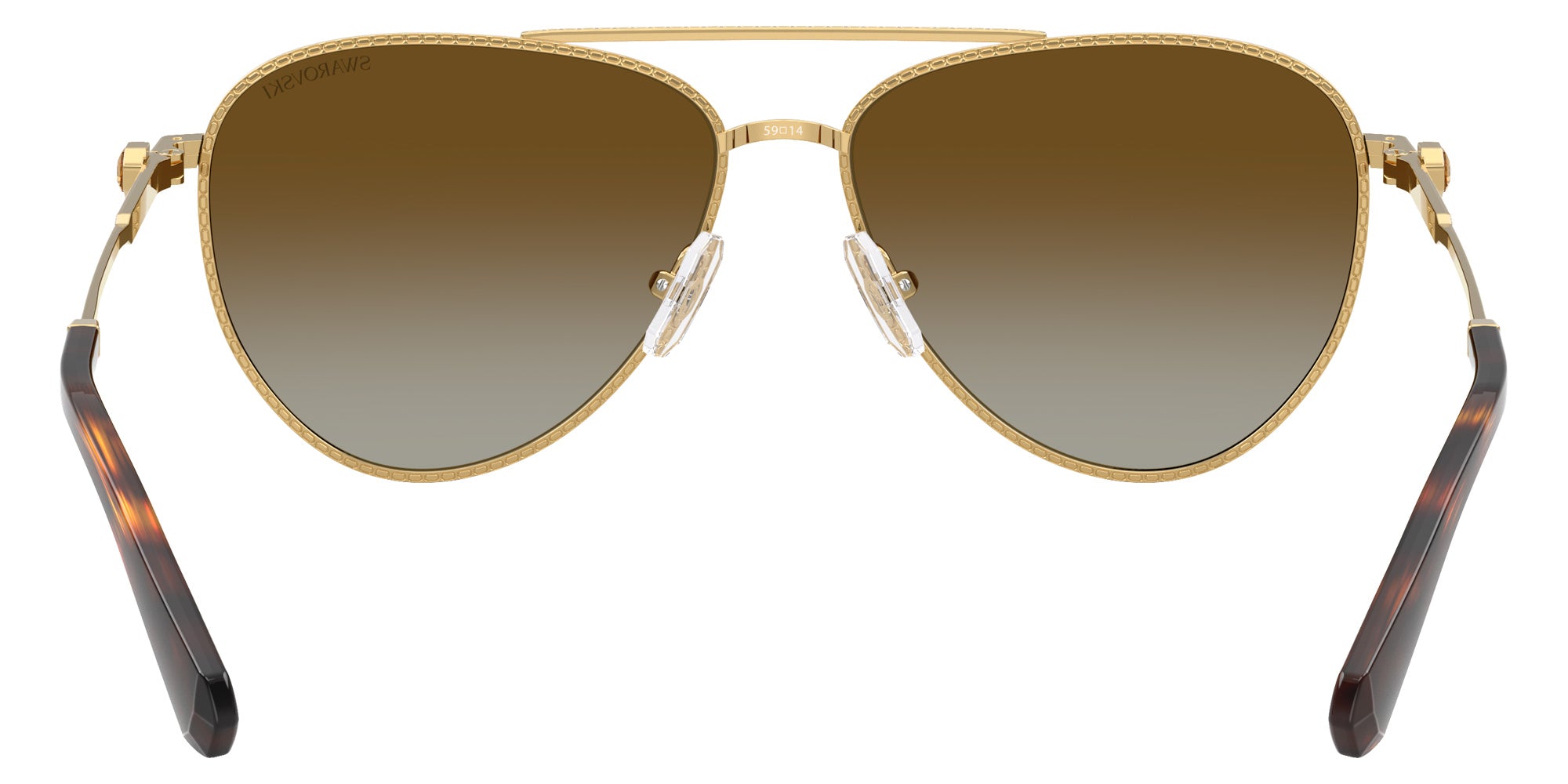 Swarovski SK7031 4037T5 59 - Gold / Gradient Brown Polarized #id:sk70314037t5_s:108115
