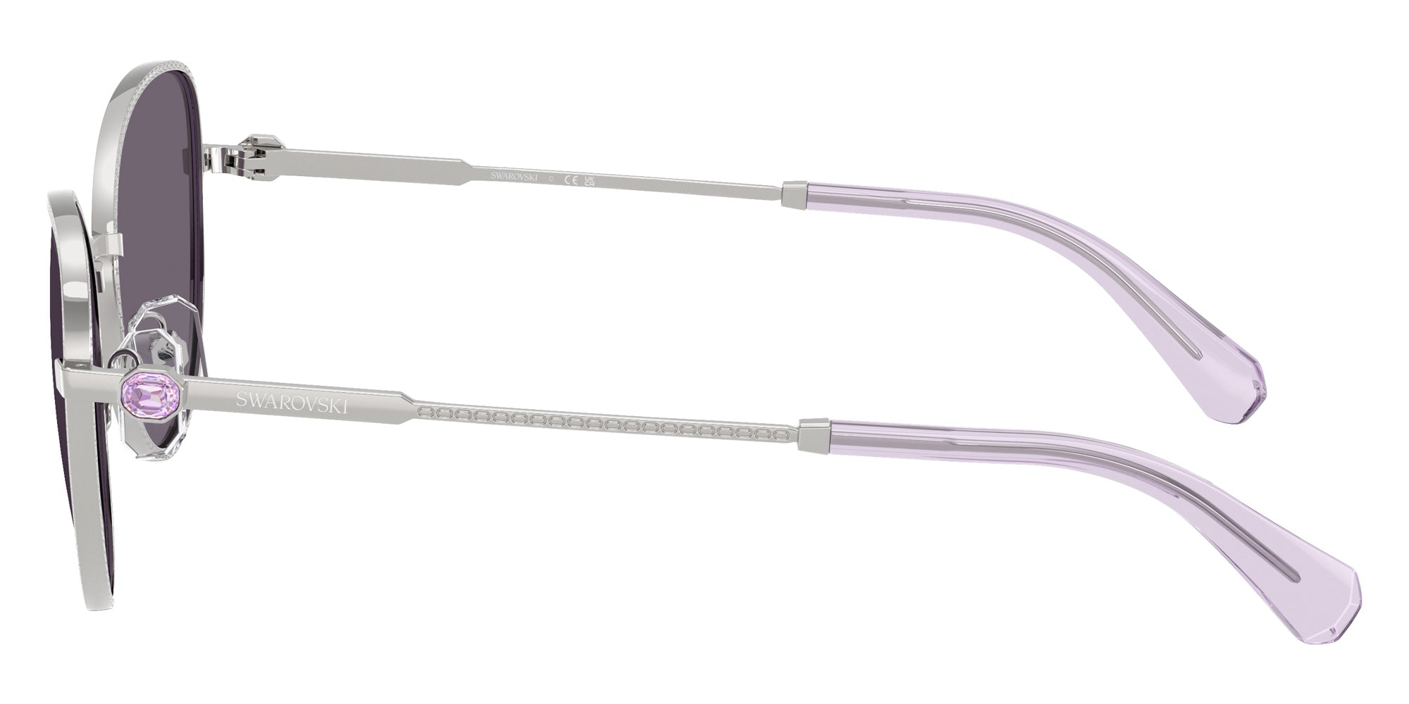 Swarovski SK7032 40011A 54 - Silver / Violet #id:sk703240011a_s:100110