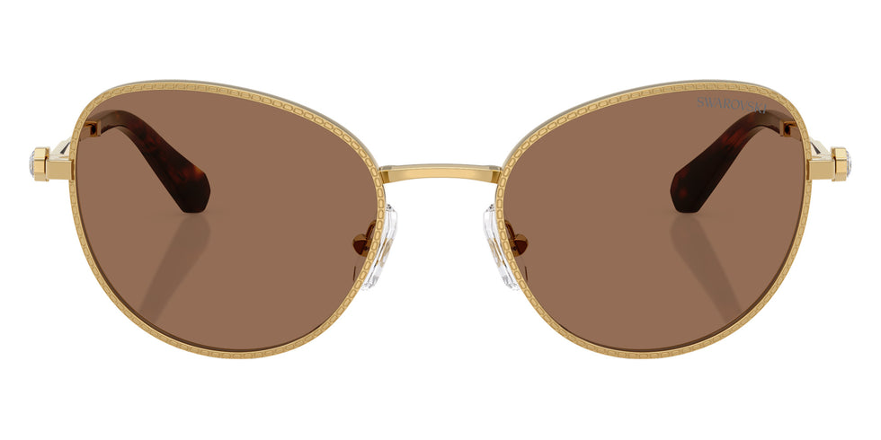 Swarovski SK7032 400473 54 - Gold / Dark Brown #id:sk7032400473_s:102100