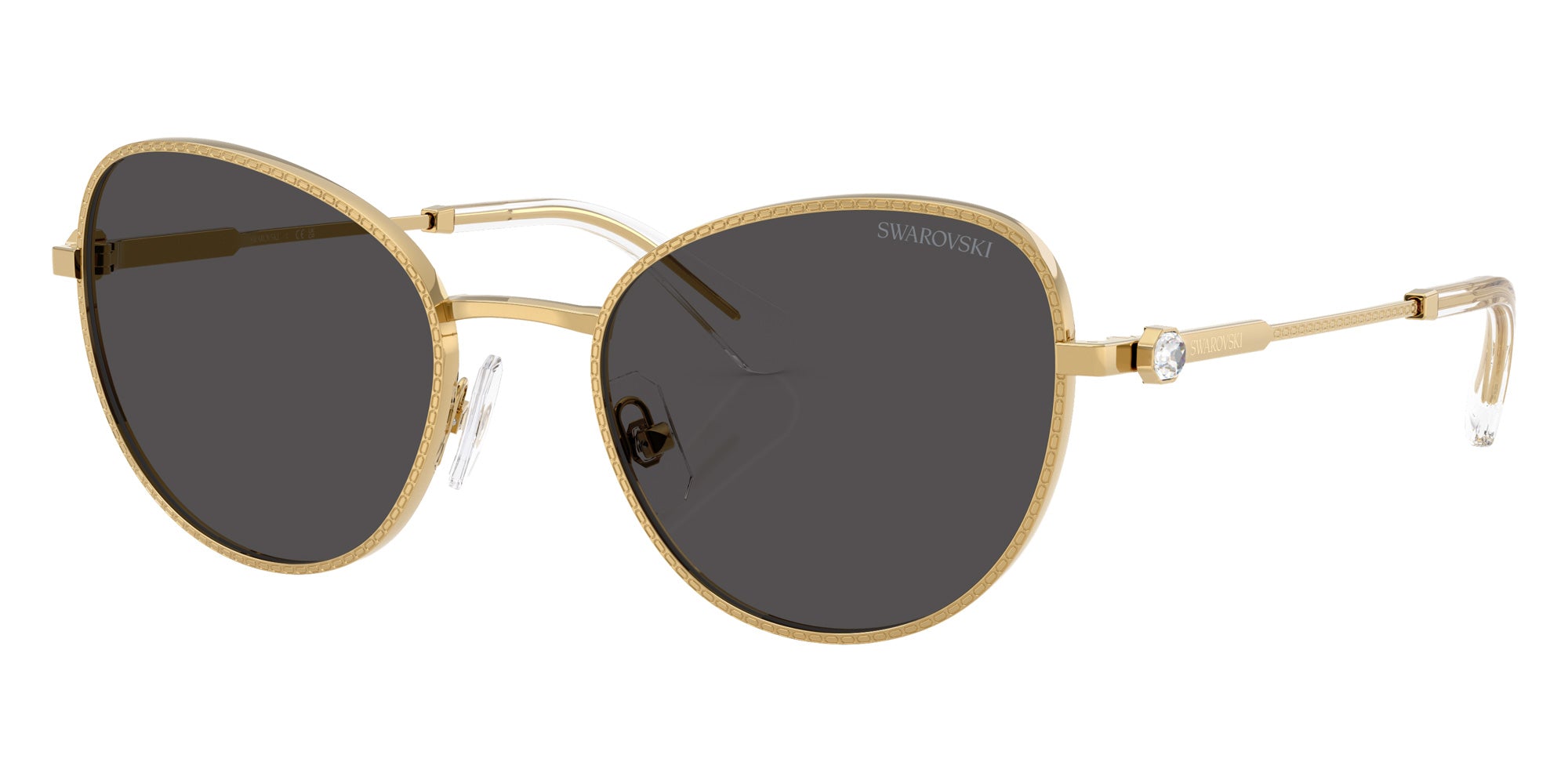 Swarovski SK7032 400487 54 - Gold / Dark Gray #id:sk7032400487_s:104105