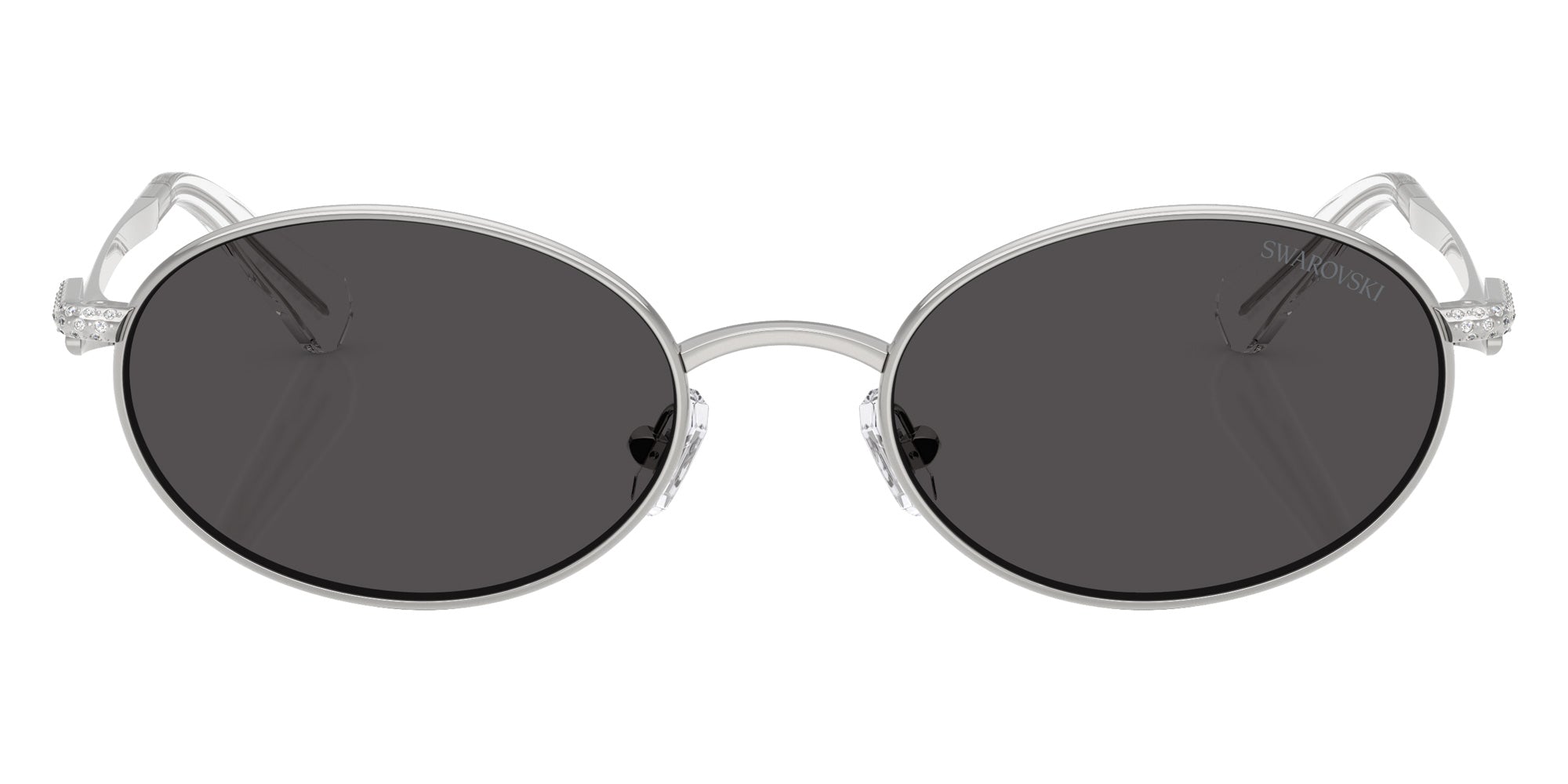 Swarovski SK7033 400187 53 - Silver / Dark Gray #id:sk7033400187_s:100100