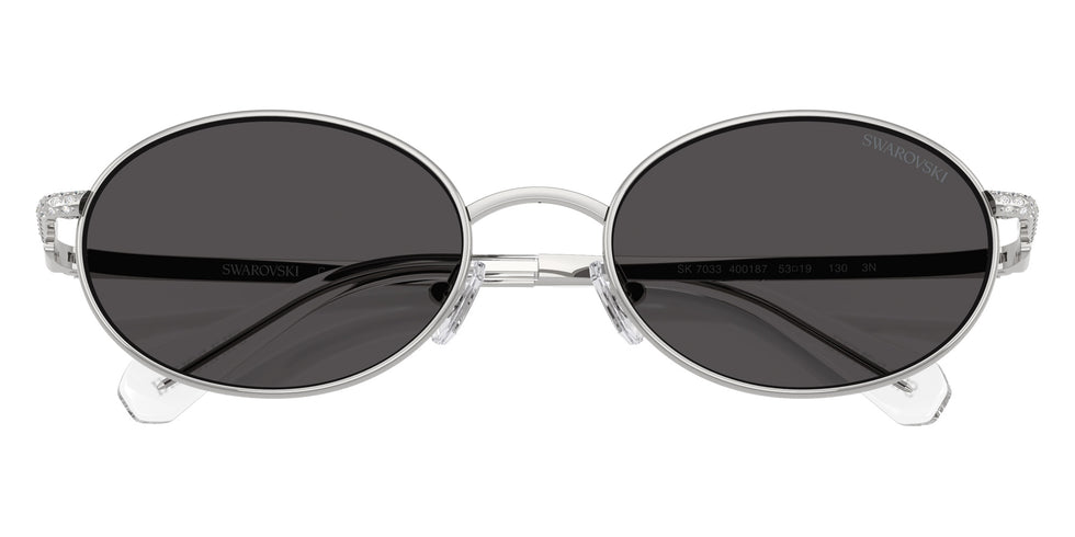 Swarovski SK7033 400187 53 - Silver / Dark Gray #id:sk7033400187_s:100120