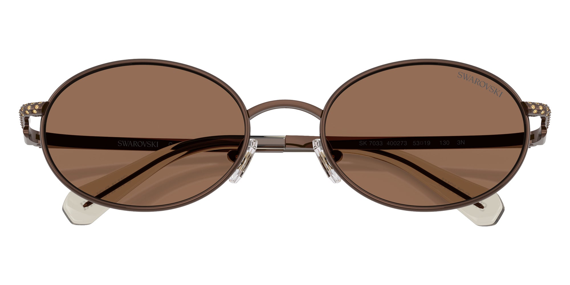 Swarovski SK7033 400273 53 - Brown / Dark Brown #id:sk7033400273_s:102120