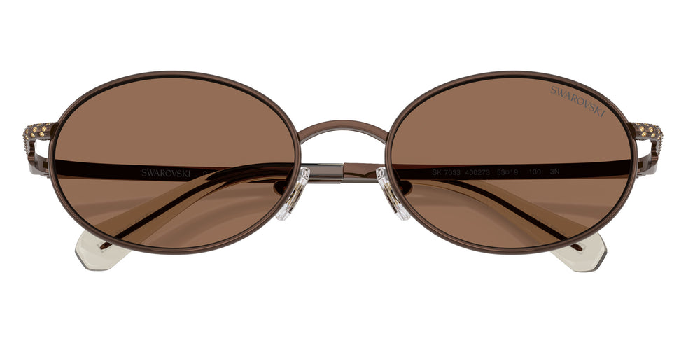 Swarovski SK7033 400273 53 - Brown / Dark Brown #id:sk7033400273_s:102120