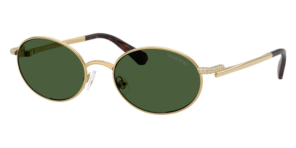 Swarovski SK7033 400471 53 - Gold / Dark Green #id:sk7033400471_s:104105