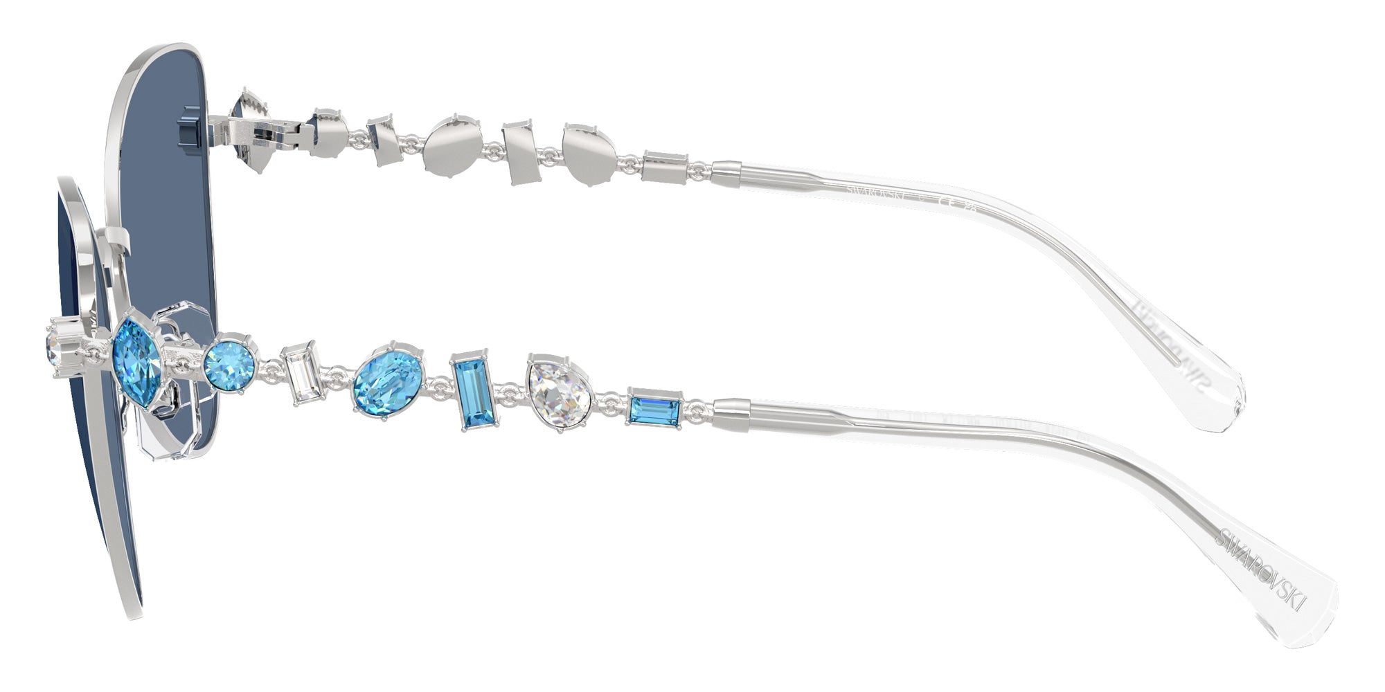 Swarovski SK7034 401A80 56 - Silver / Dark Blue #id:sk7034401a80_s:100110