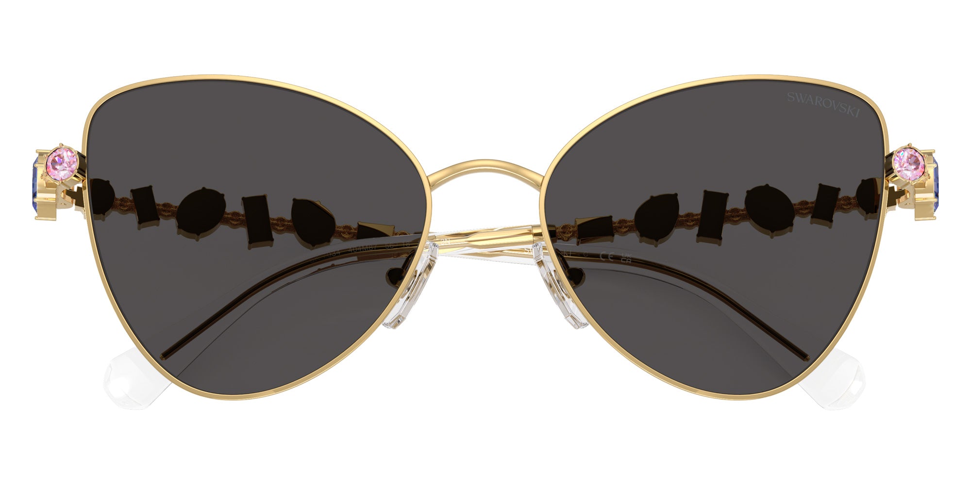 Swarovski SK7034 404M87 56 - Gold / Dark Gray #id:sk7034404m87_s:104120