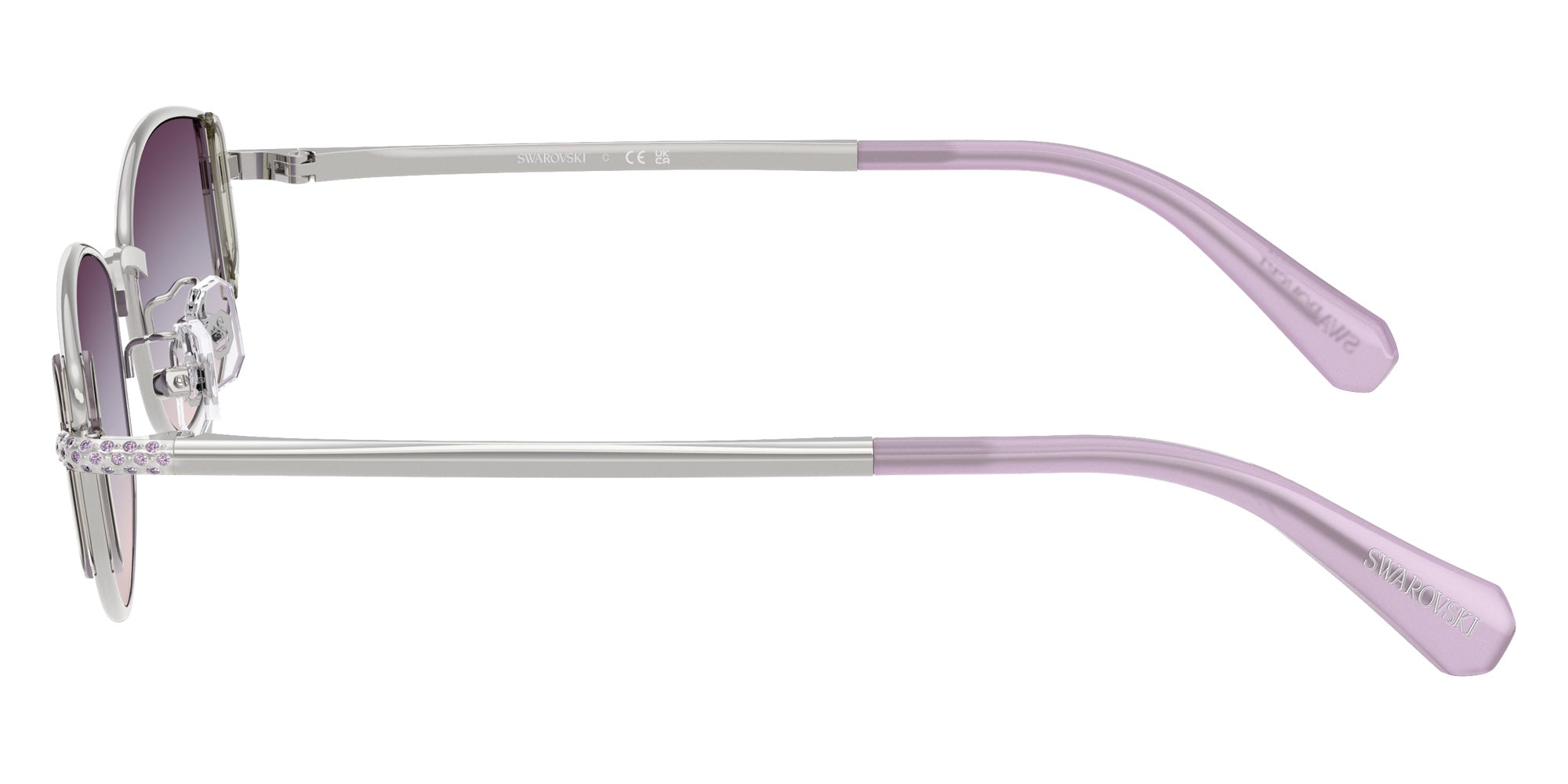 Swarovski SK7035D 4001U7 53 - Silver / Gradient Purple #id:sk7035d4001u7_s:100110