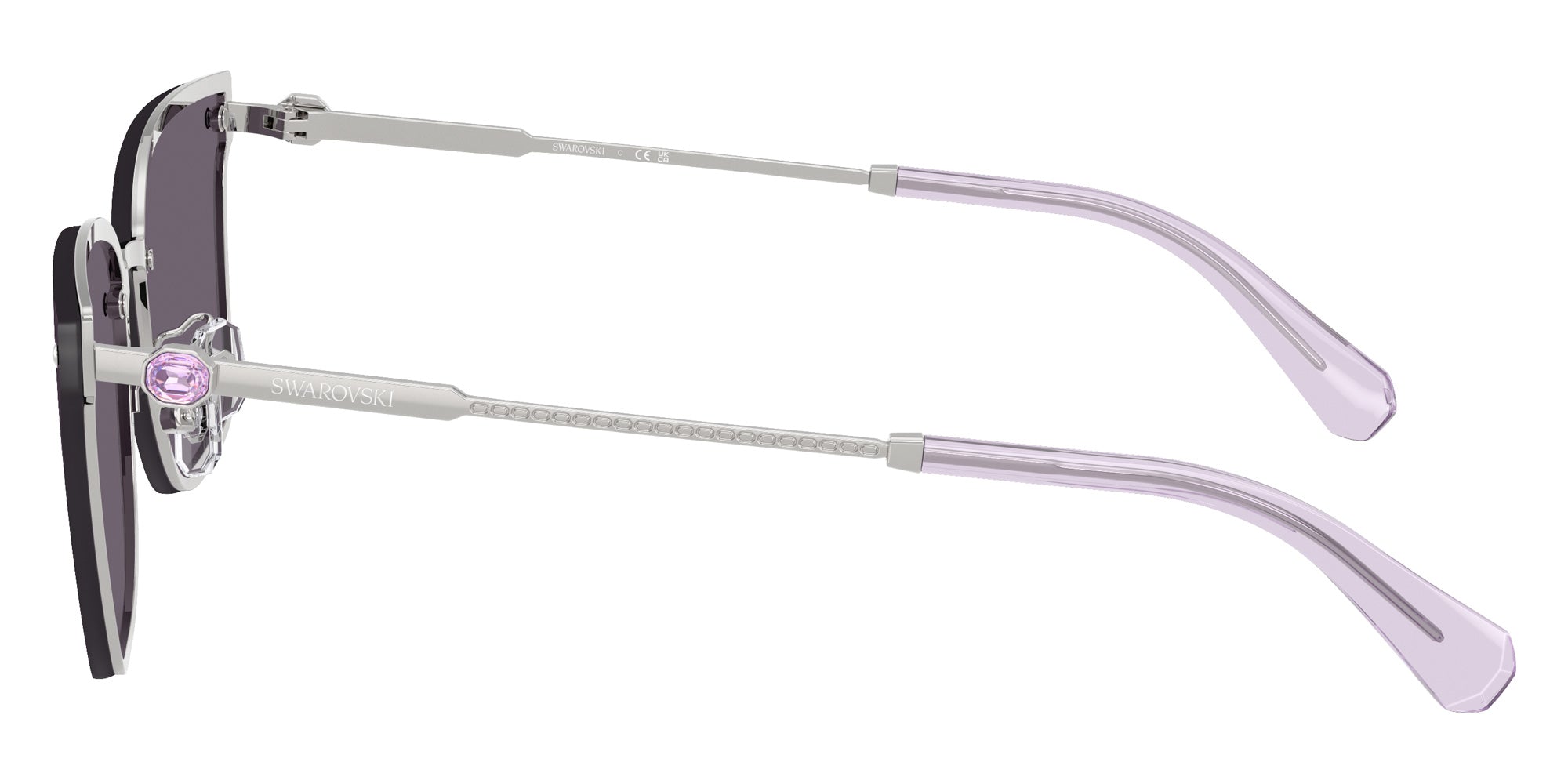 Swarovski SK7036D 40011A 62 - Silver / Violet #id:sk7036d40011a_s:100110