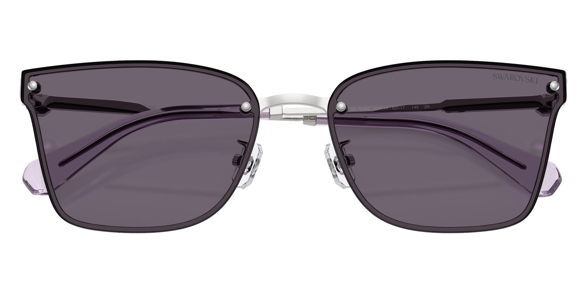 Swarovski SK7036D 40011A 62 - Silver / Violet #id:sk7036d40011a_s:100120