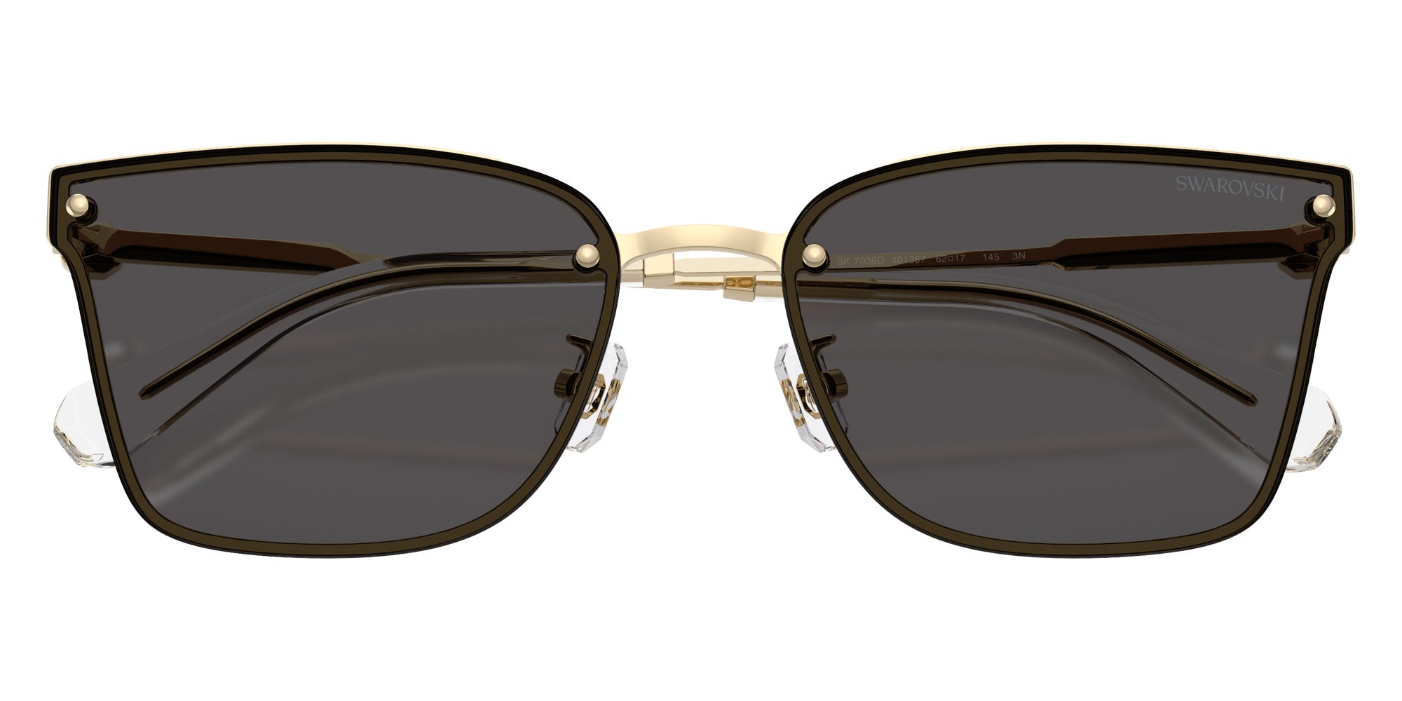 Swarovski SK7036D 401387 62 - Pale Gold / Dark Gray #id:sk7036d401387_s:104120