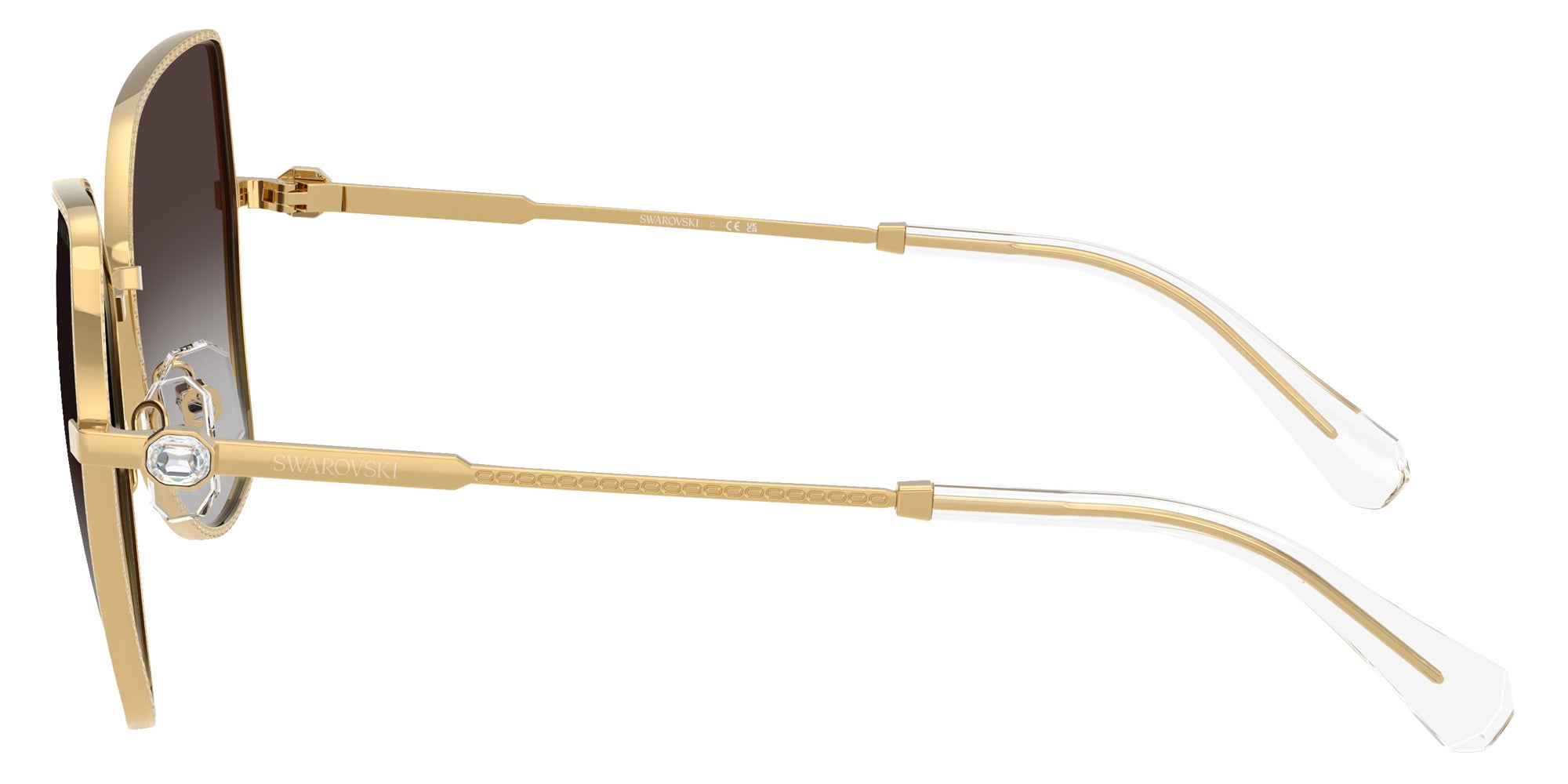 Swarovski SK7037 40048G 58 - Gold / Gradient Gray #id:sk703740048g_s:102110