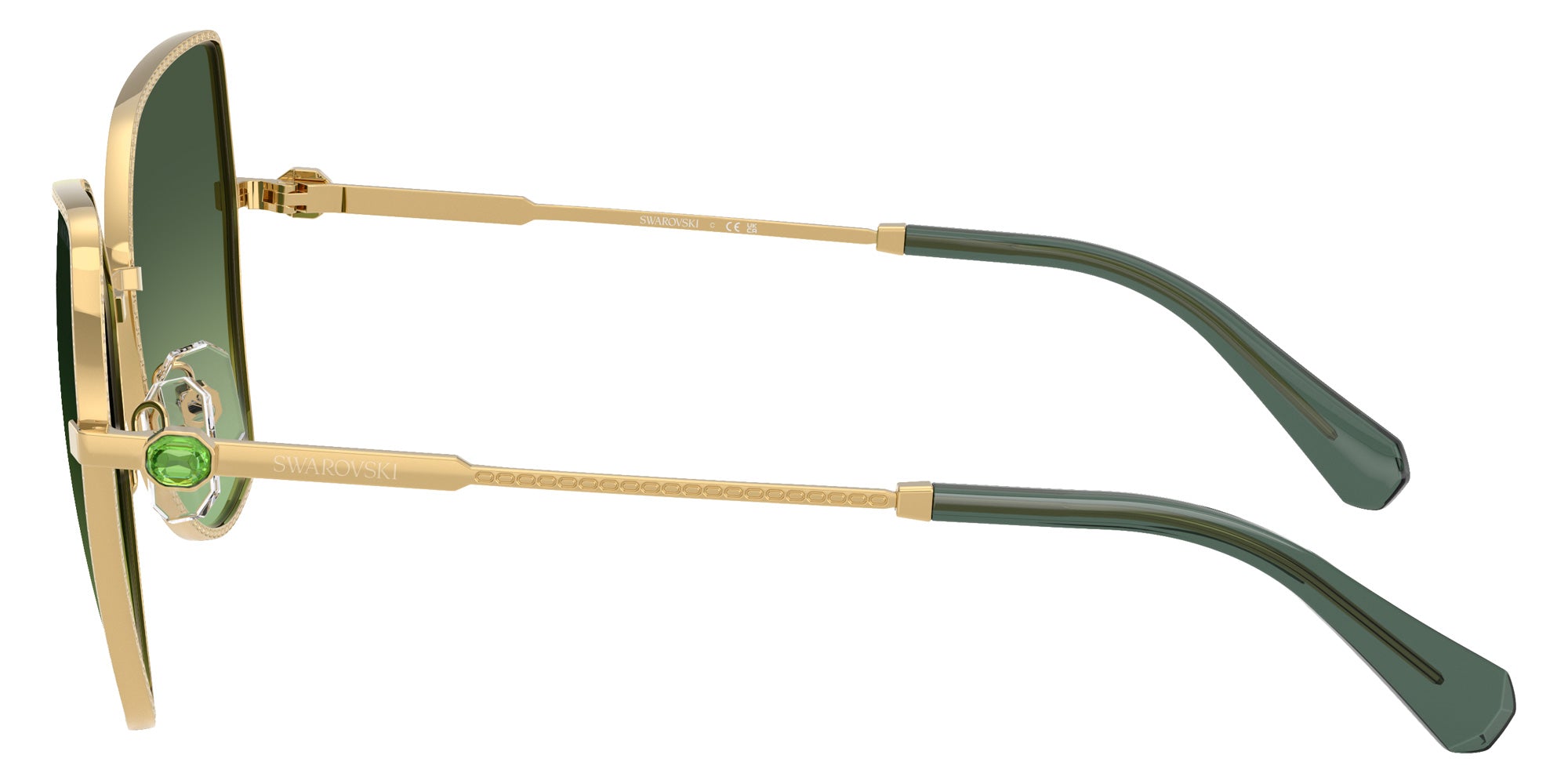 Swarovski SK7037 40172A 58 - Gold / Gradient Green #id:sk703740172a_s:106110