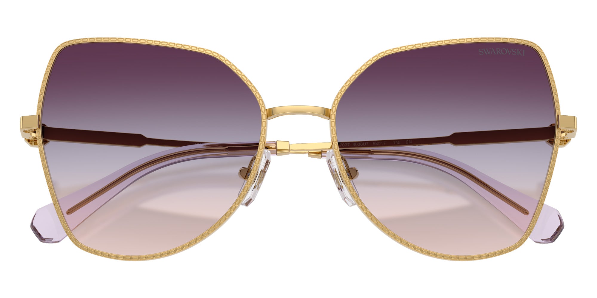 Swarovski SK7037 4036U7 58 - Gold / Gradient Brown/Blue/Violet #id:sk70374036u7_s:108120