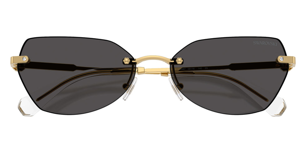 Swarovski SK7038 400487 58 - Gold / Dark Gray #id:sk7038400487_s:102120