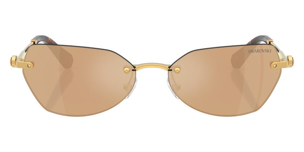 Swarovski SK7038 40077J 58 - Dark Gold / Dark Brown Mirrored Rose Gold #id:sk703840077j_s:104100