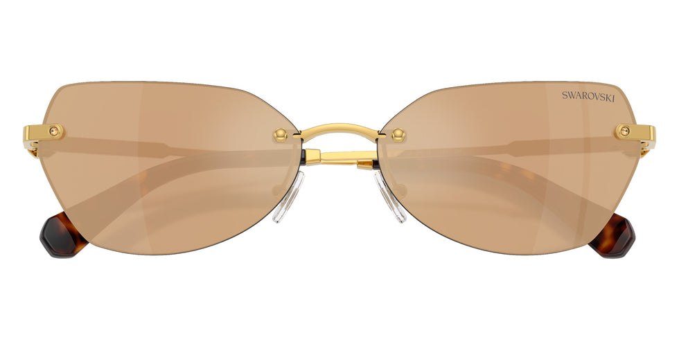 Swarovski SK7038 40077J 58 - Dark Gold / Dark Brown Mirrored Rose Gold #id:sk703840077j_s:104120