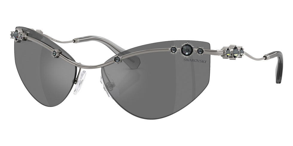 Swarovski SK7039 40096G 61 - Gunmetal / Gray Mirrored Black #id:sk703940096g_s:102105