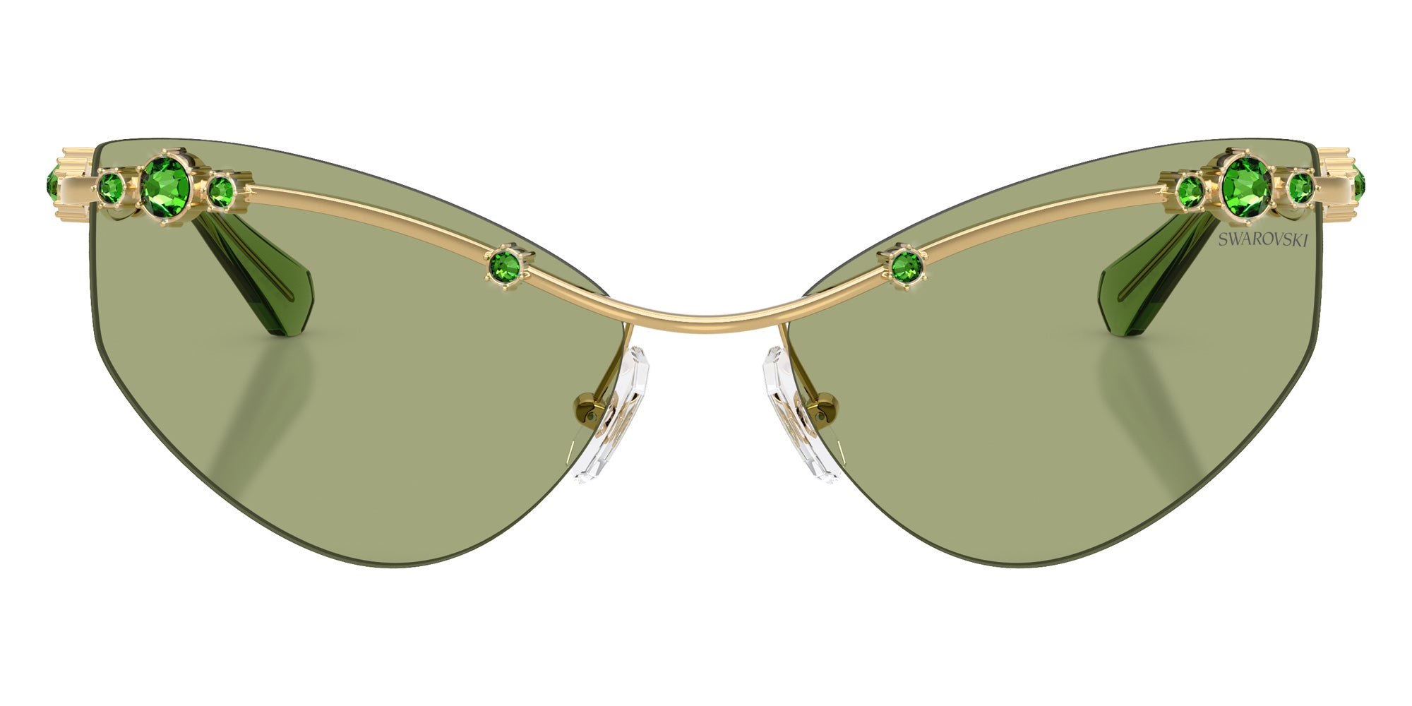 Swarovski SK7039 404382 61 - Gold / Green #id:sk7039404382_s:106100
