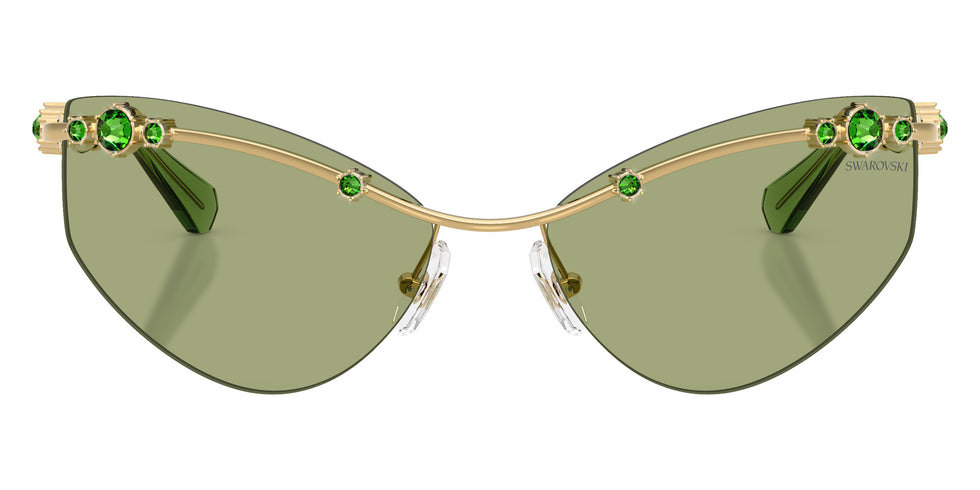 Swarovski SK7039 404382 61 - Gold / Green #id:sk7039404382_s:106100