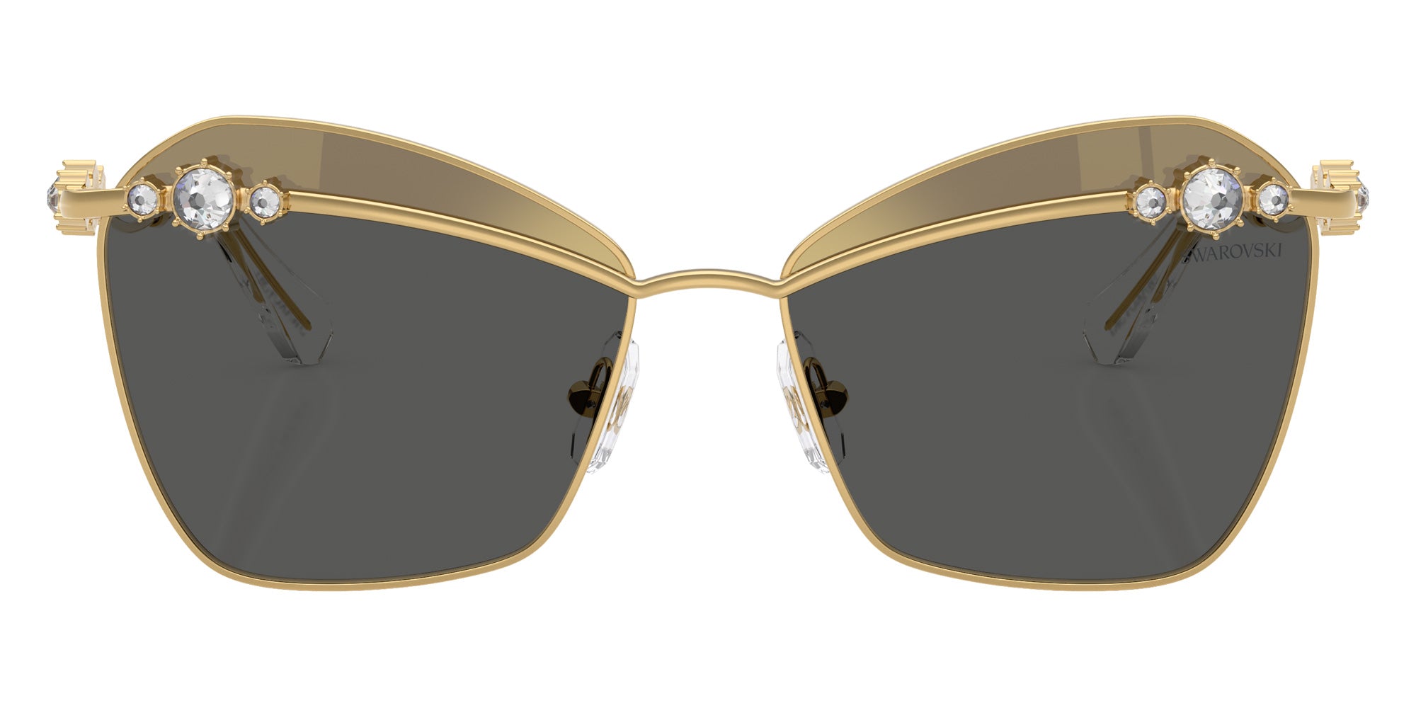 Swarovski SK7040 4004/L 57 - Gold / Gray Tampo Swarovski Gold Mirrored #id:sk70404004l_s:102100