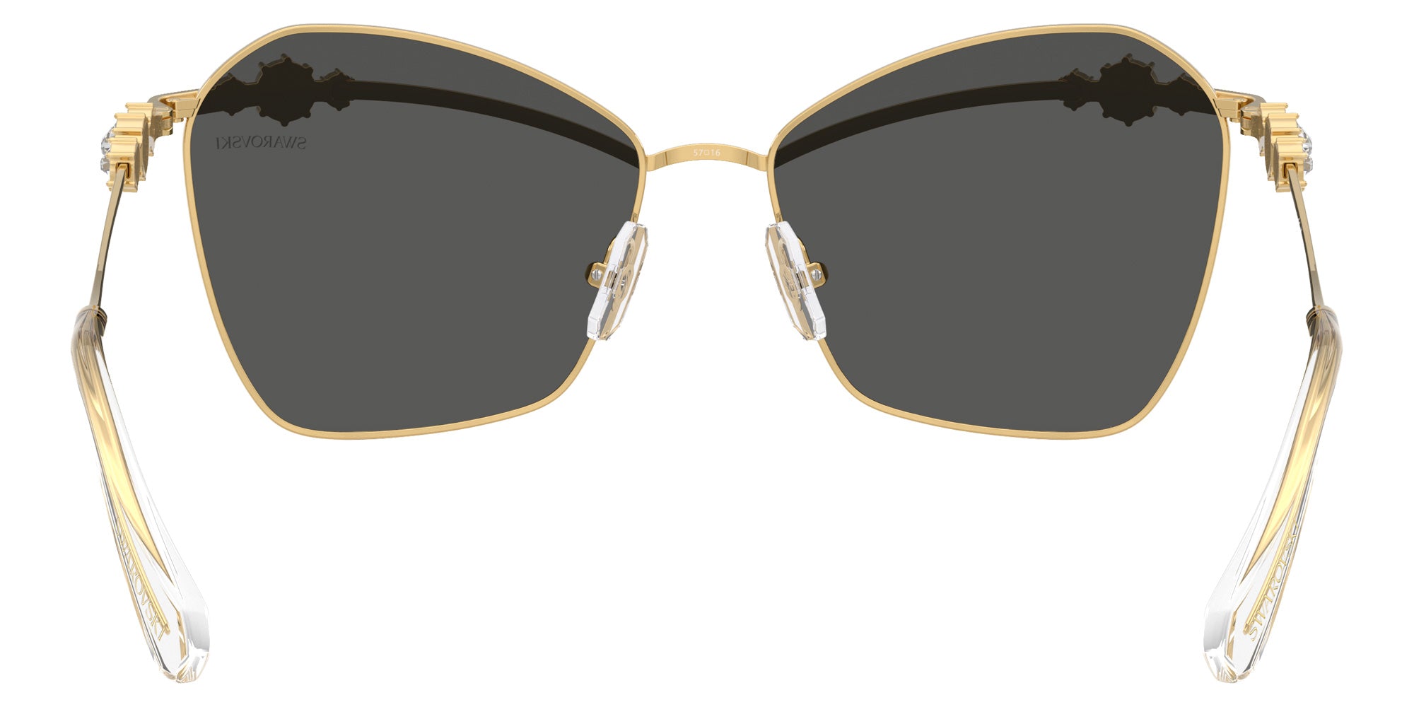 Swarovski SK7040 4004/L 57 - Gold / Gray Tampo Swarovski Gold Mirrored #id:sk70404004l_s:102115