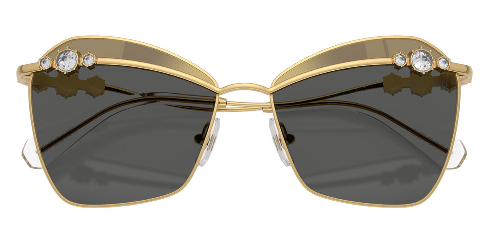 Swarovski SK7040 4004/L 57 - Gold / Gray Tampo Swarovski Gold Mirrored #id:sk70404004l_s:102120