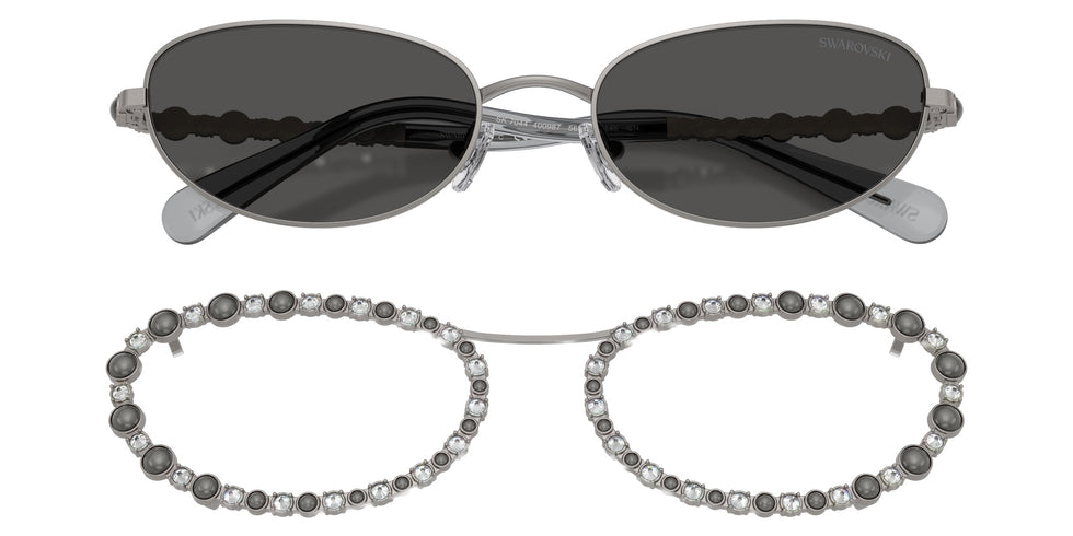 Swarovski SK7044 400987 56 - Gunmetal #id:sk7044400987_s:104120