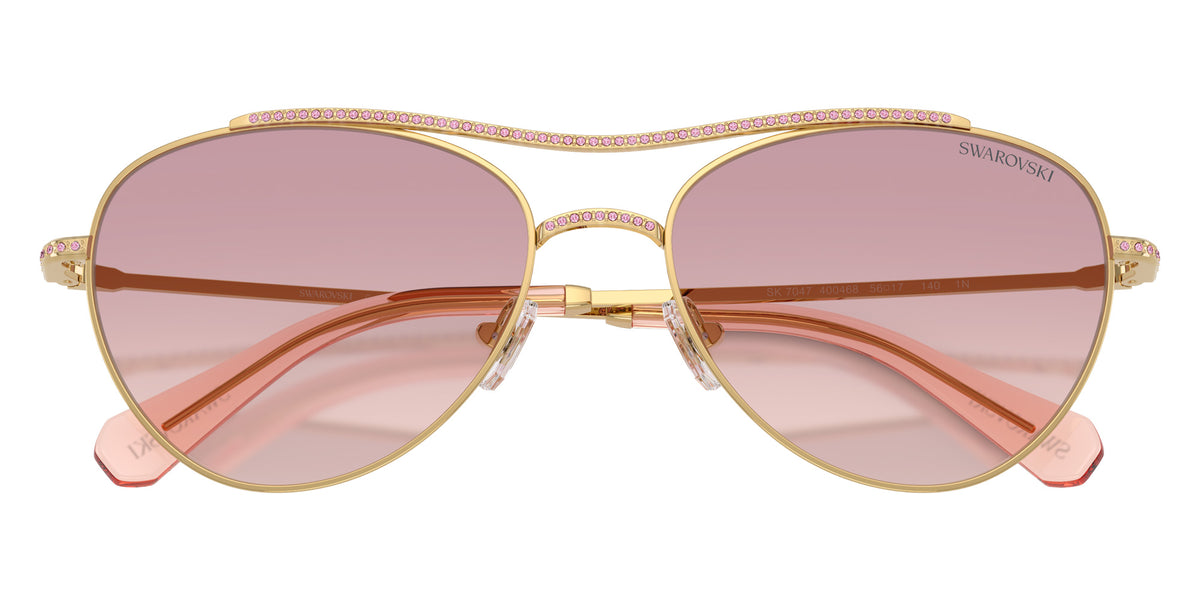 Swarovski SK7047 400468 56 - Gold / Brown Gradient Dark Violet #id:sk7047400468_s:104120