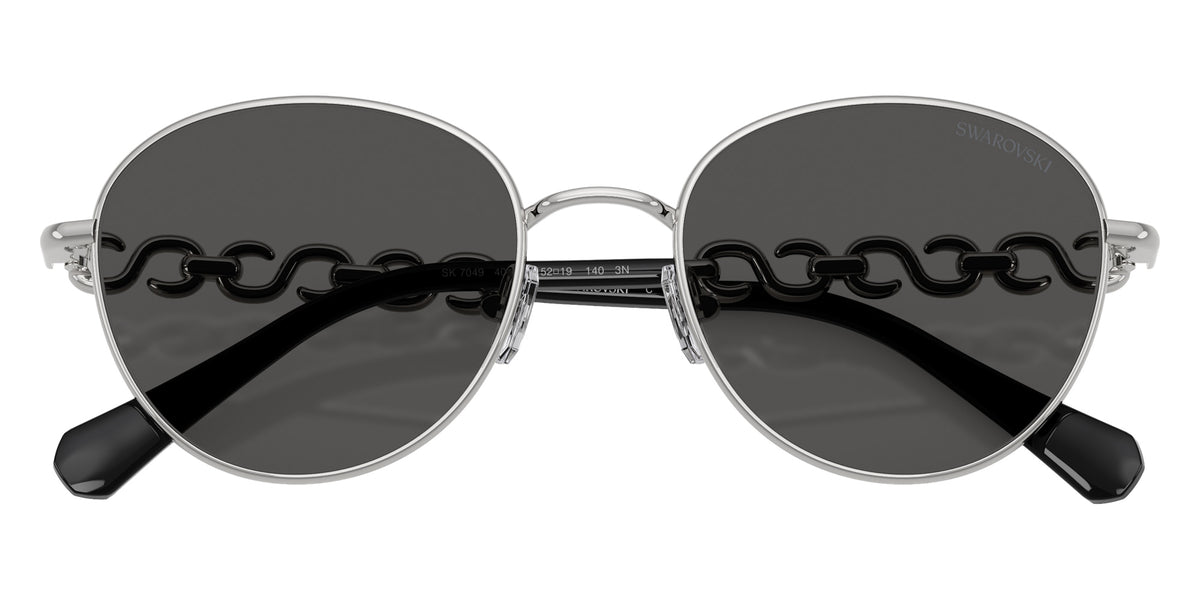 Swarovski SK7049 400187 52 - Silver / Dark Gray #id:sk7049400187_s:100120