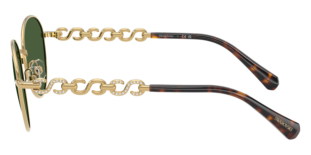 Swarovski SK7049 400471 52 - Gold / Dark Green #id:sk7049400471_s:102110