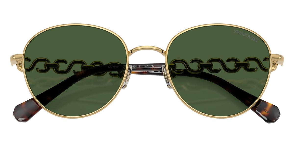Swarovski SK7049 400471 52 - Gold / Dark Green #id:sk7049400471_s:102120