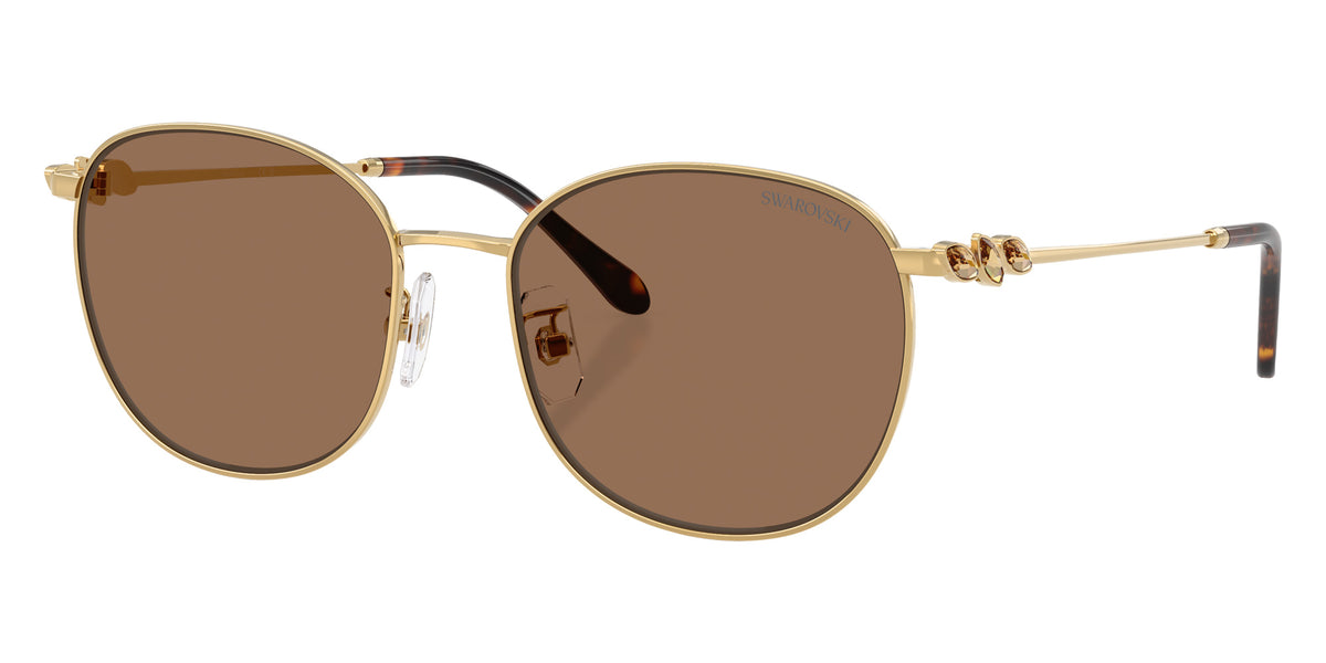 Swarovski SK7050D 403773 57 - Gold / Dark Brown #id:sk7050d403773_s:104105