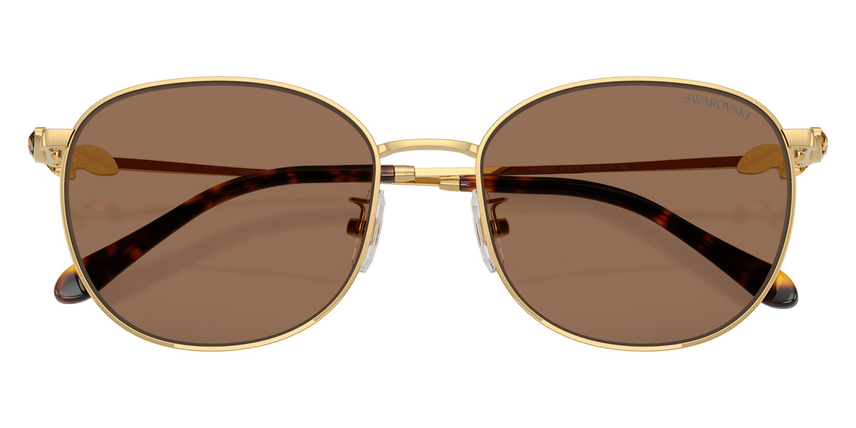 Swarovski SK7050D 403773 57 - Gold / Dark Brown #id:sk7050d403773_s:104120