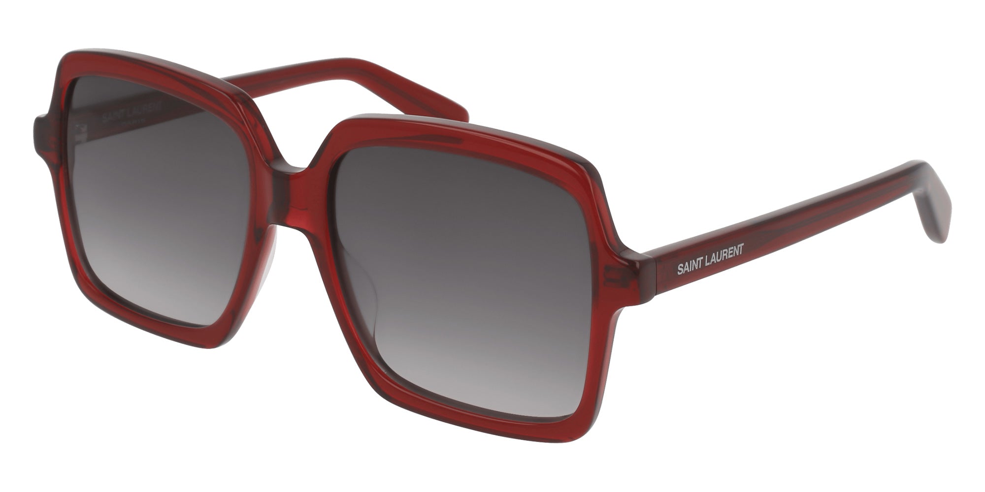 Saint Laurent SL 174 003 56 - Burgundy / Gray Gradient #id:sl174003_s:102100