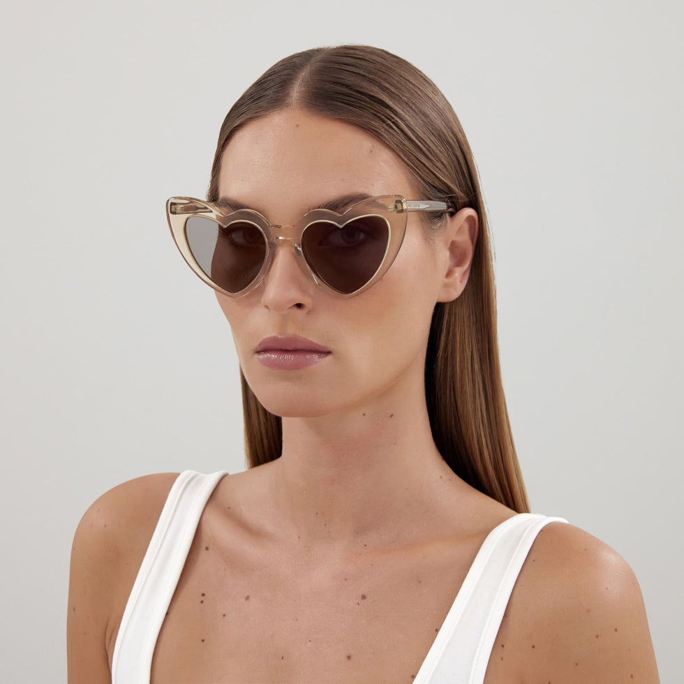 Saint Laurent SL 181 LOULOU 027 54 - Nude / Copper Flash #id:sl181loulou027_s:112115