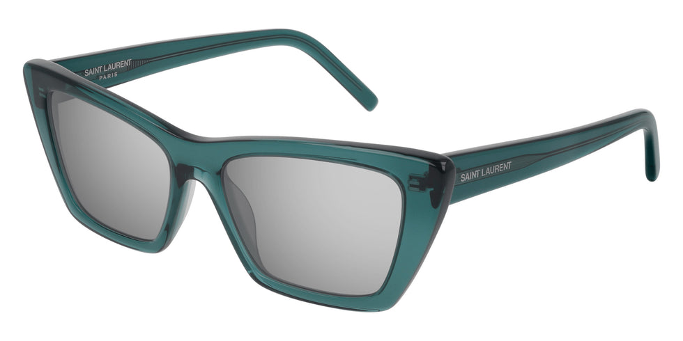 Saint Laurent SL 276 MICA 010 53 - Green / Silver Mirrored #id:sl276mica010_s:110100