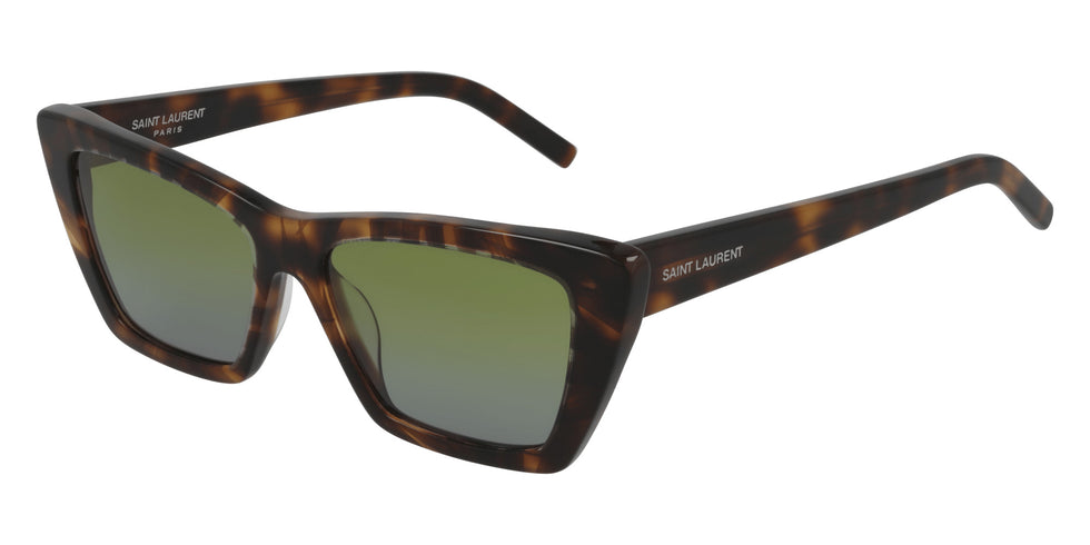 Saint Laurent SL 276 MICA 020 53 - Havana / Green Gradient Double #id:sl276mica020_s:116100