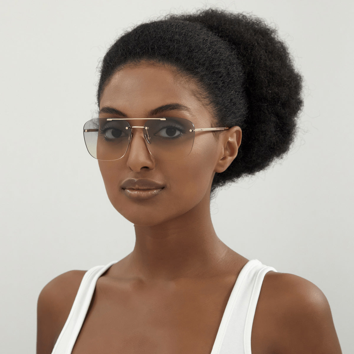 Saint Laurent SL 309 RIMLESS 004 58 - Gold / Violet Gradient Double #id:sl309rimless004_s:102115